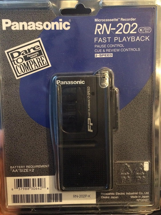 Panasonic RN-202 Microcassette Voice Recorder Portable