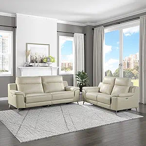 Lexicon 194840167969 Betzer Leather Power Reclining Set