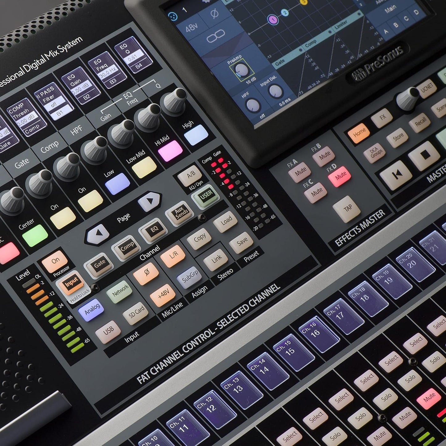 PreSonus 2779200401 StudioLive 32S Digital Mixing Console - AVB Networking