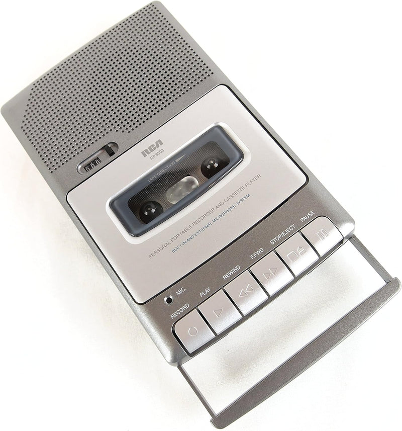 RCA RP3503 Shoebox Cassette Voice Recorder — main product image