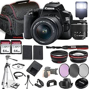 Canon EOS Rebel SL3 DSLR 18-55mm Lens Bundle