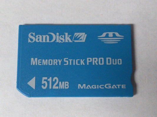 SanDisk SDMSPD-512-A10 512MB Memory Stick Pro Duo