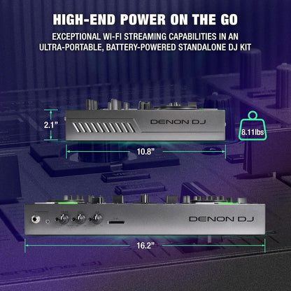 Denon DJ Prime Go+ Portable DJ Controller Stem Separation