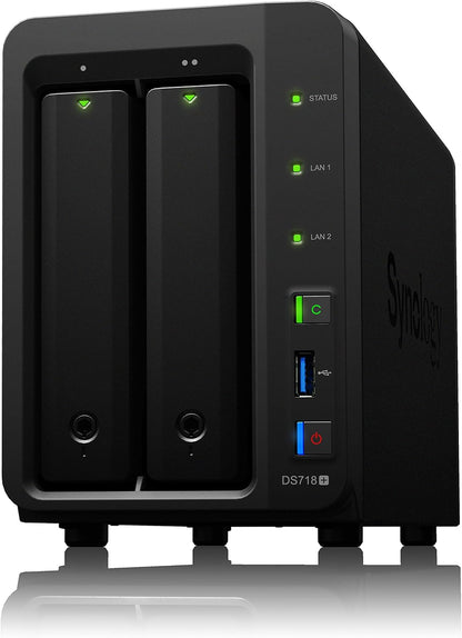 Synology DS718+ 2-Bay NAS DiskStation Diskless
