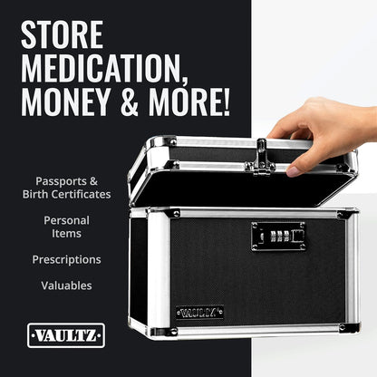 Vaultz VZ01004 Secure Security Lock Box Combination