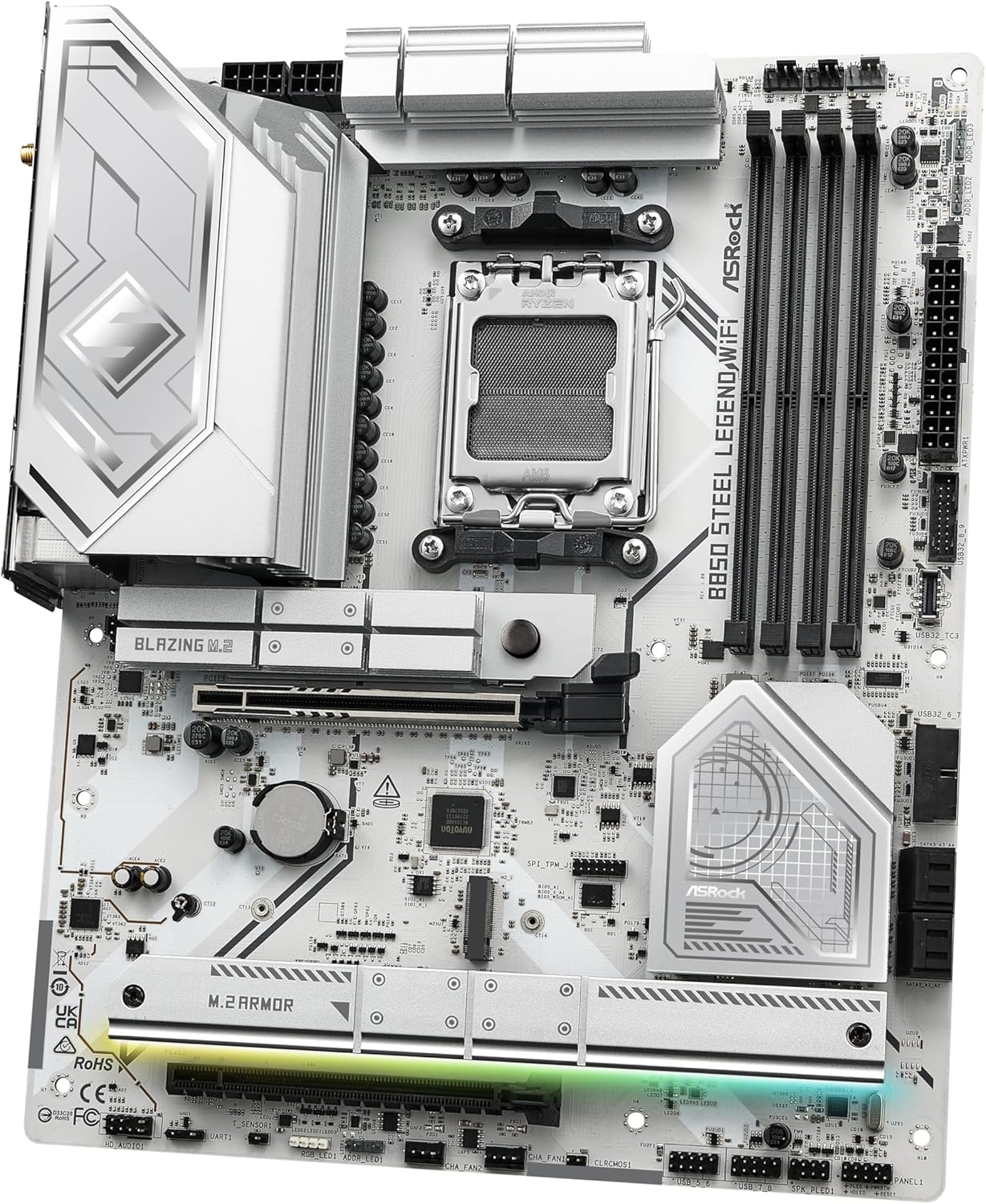 ASRock B850 Steel Legend WiFi AMD Ryzen Motherboard