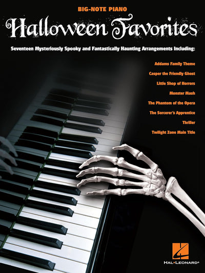 Hal Leonard Corporation Halloween Favorites Big-Note Piano Songbook
