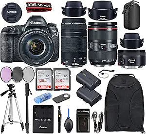 Canon 1483C010 EOS 5D Mark IV DSLR Camera Bundle