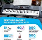 Alesis Melody61MKII 61-Key Keyboard Piano Beginner Bundle