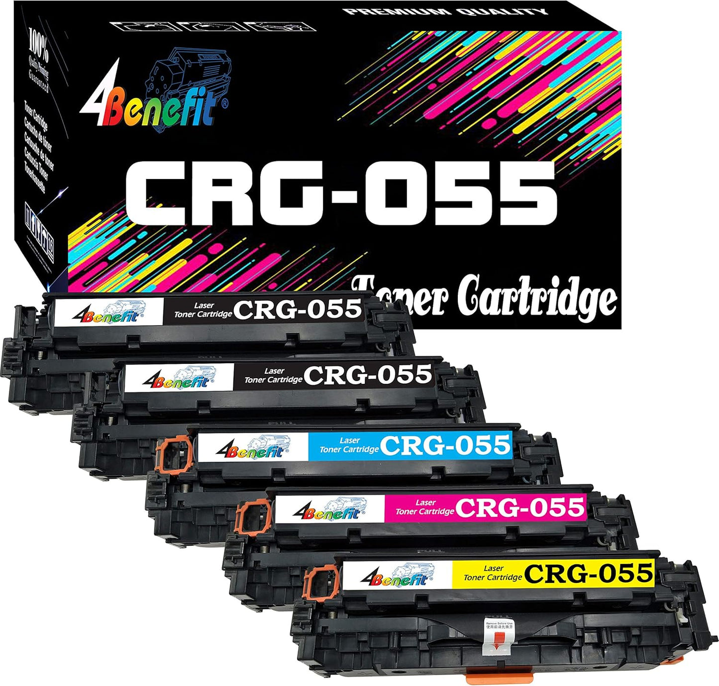 Dell 4B-CA-055 Compatible Canon 055 Toner Cartridge Set