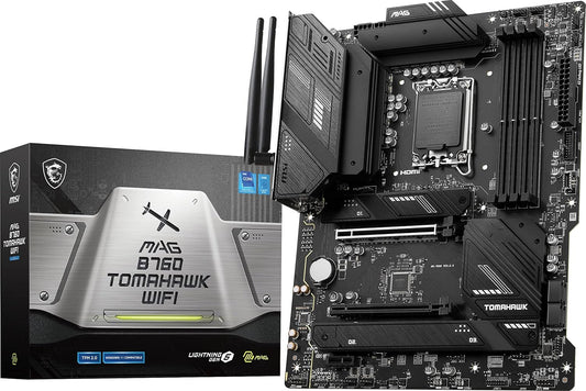 MSI B760TAMAWIFI MAG Tomahawk Gaming Motherboard DDR5
