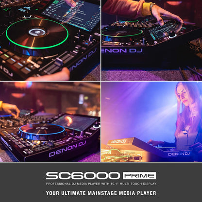 Denon DJ SC6000 PRIME Standalone DJ Media Player WiFi