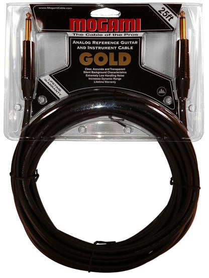 Mogami Gold Instrument 25ft Guitar Cable