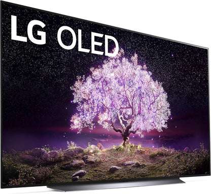 LG OLED83C1PUA C1 83-inch 4K OLED Smart TV Bundle