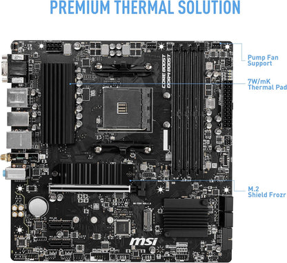 MSI B550M PRO-VDH WIFI AMD Ryzen Micro-ATX Motherboard