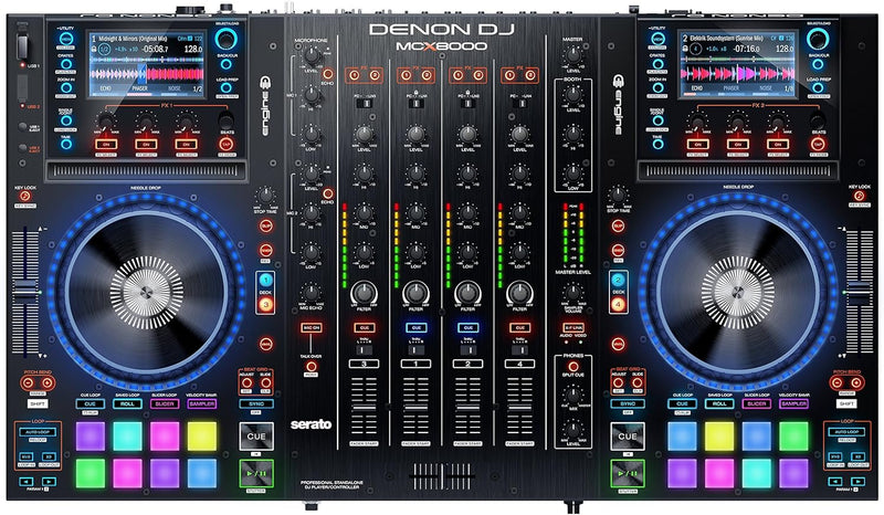 Denon DJ MCX8000 Standalone Serato DJ Controller — main product image