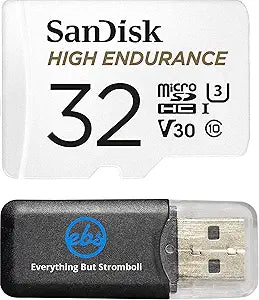 SanDisk SDSDQQ-032G-G46A 32GB High Endurance MicroSD Card