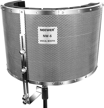 Neewer 40087498 Microphone Isolation Shield - Vocal Booth
