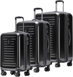 Spyder 210 Rails 3-Piece Luggage Set Black