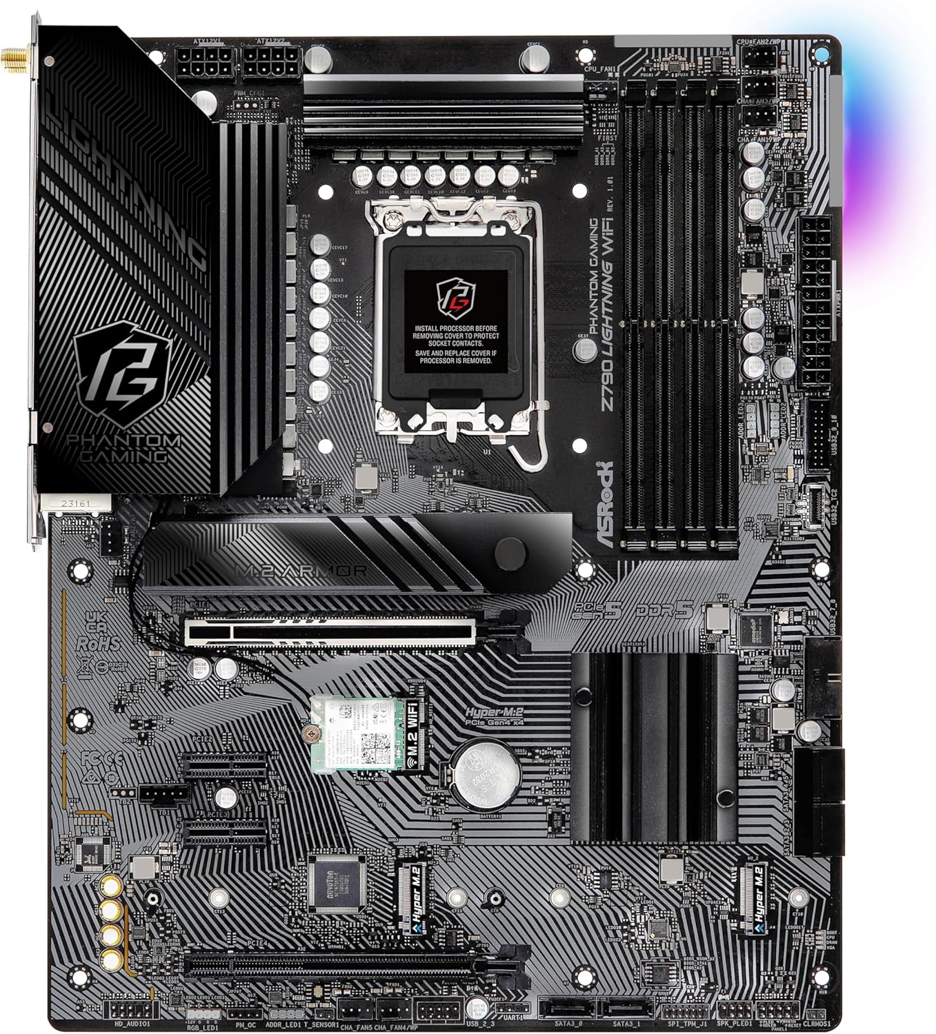 ASRock Z790 Lightning WiFi ATX DDR5 Motherboard