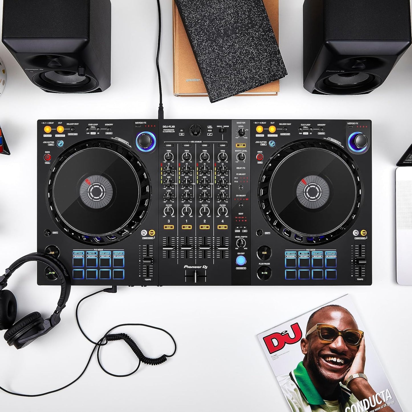 Pioneer DJ DDJ-FLX6PDJ 4-Deck Rekordbox Serato Controller