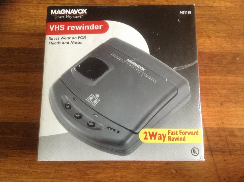 Magnavox M61118 2-Way VHS Rewinder with Counter — main product image