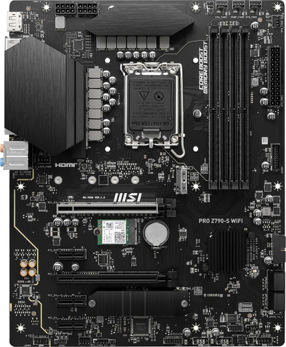 MSI PRO Z790-S WIFI Motherboard - Intel 12th/13th/14th Gen - DDR5