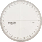 Westcott 259 4-Inch Circular Protractor Measuring Tool