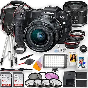 Canon EOS RP Mirrorless Camera RF 24-50mm Lens Bundle