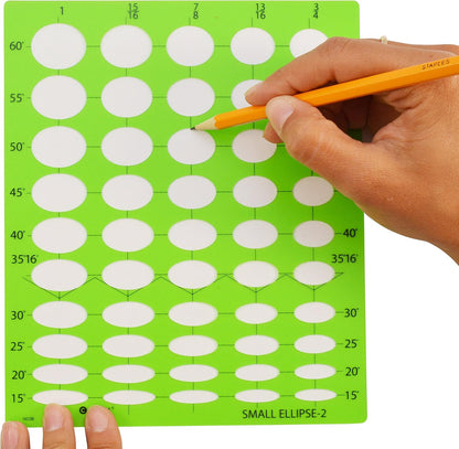 Westcott T-808 Small Ellipse Template Drafting Tool