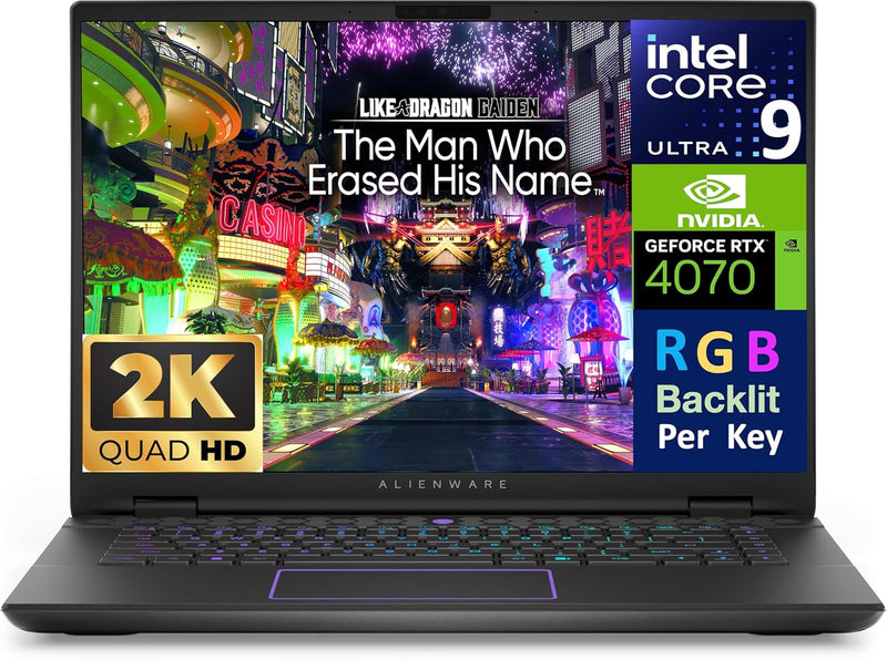 Alienware m16 R2 AI Gaming Laptop RTX 4070 1TB SSD 32GB 240Hz — main product image