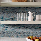 MSI Night Sky Interlocking Glass Tile Sample