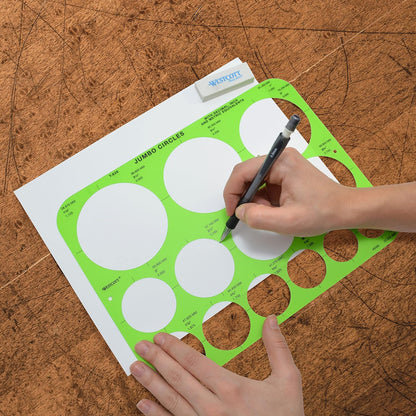 Westcott T-826 Jumbo Circles Template - Drawing Tool
