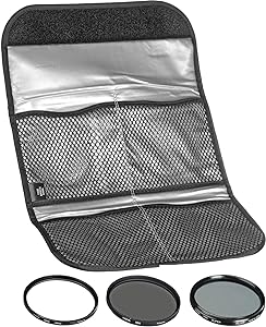 Hoya HK-DG58-II 58mm (UV, CPL, ND8) 3 Filter Set