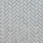 MSI AMZ-M-00275 Ice Bevel Herringbone Glass Mosaic Tile
