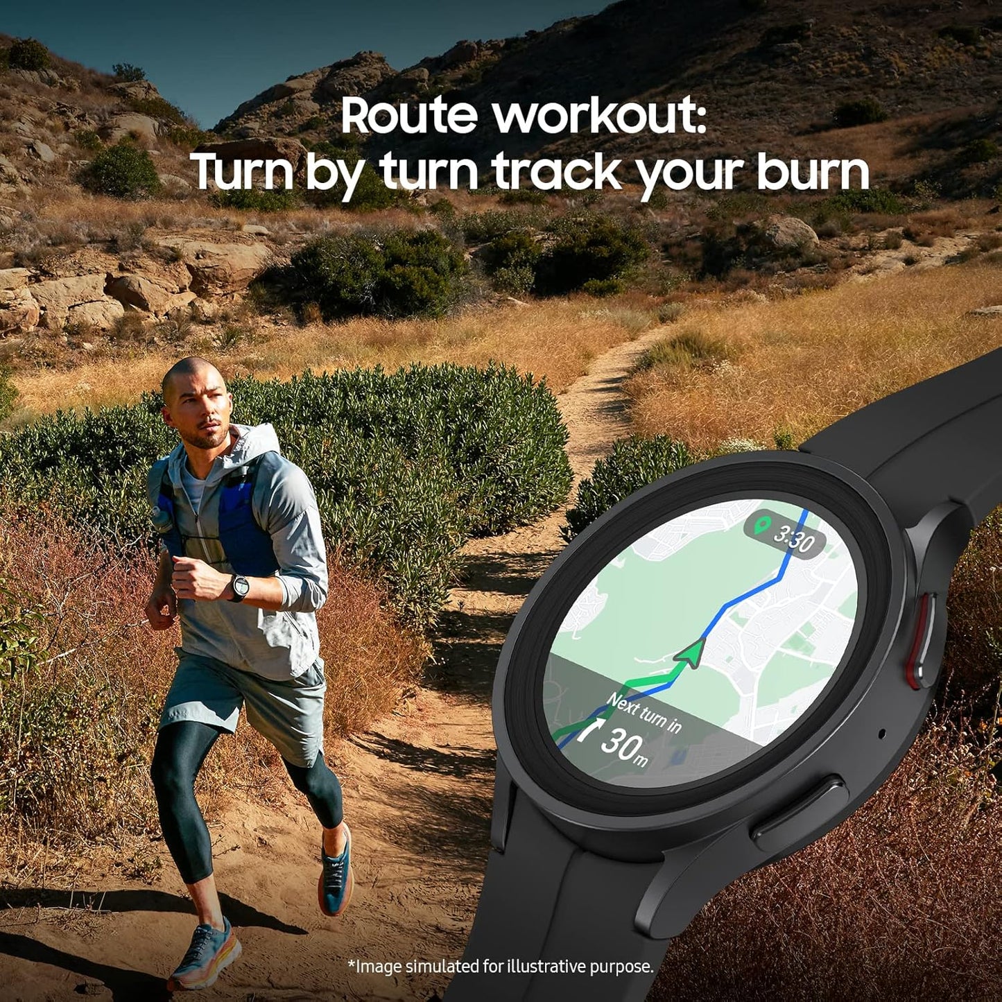 SAMSUNG Galaxy Watch 5 Pro 45mm Bluetooth Smartwatch Renewed