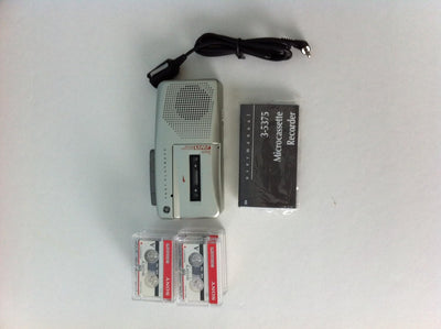 GE 35375 Handheld Micro Cassette Voice Recorder