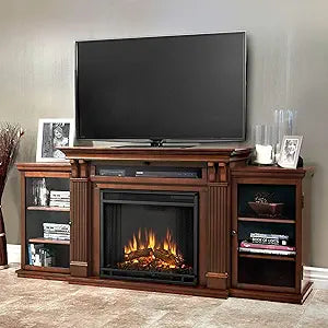 Misc Electric Fireplace Dark Espresso Media — main product image