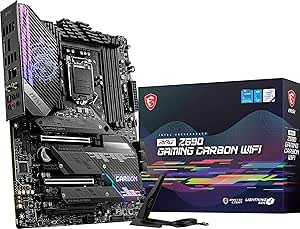 MSI Z590CARBWIFI MPG Z590 Gaming Carbon WiFi Motherboard