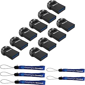 SanDisk CZ430-016G-10Pk-Lan 16GB Ultra Fit USB 3.1 10-Pack