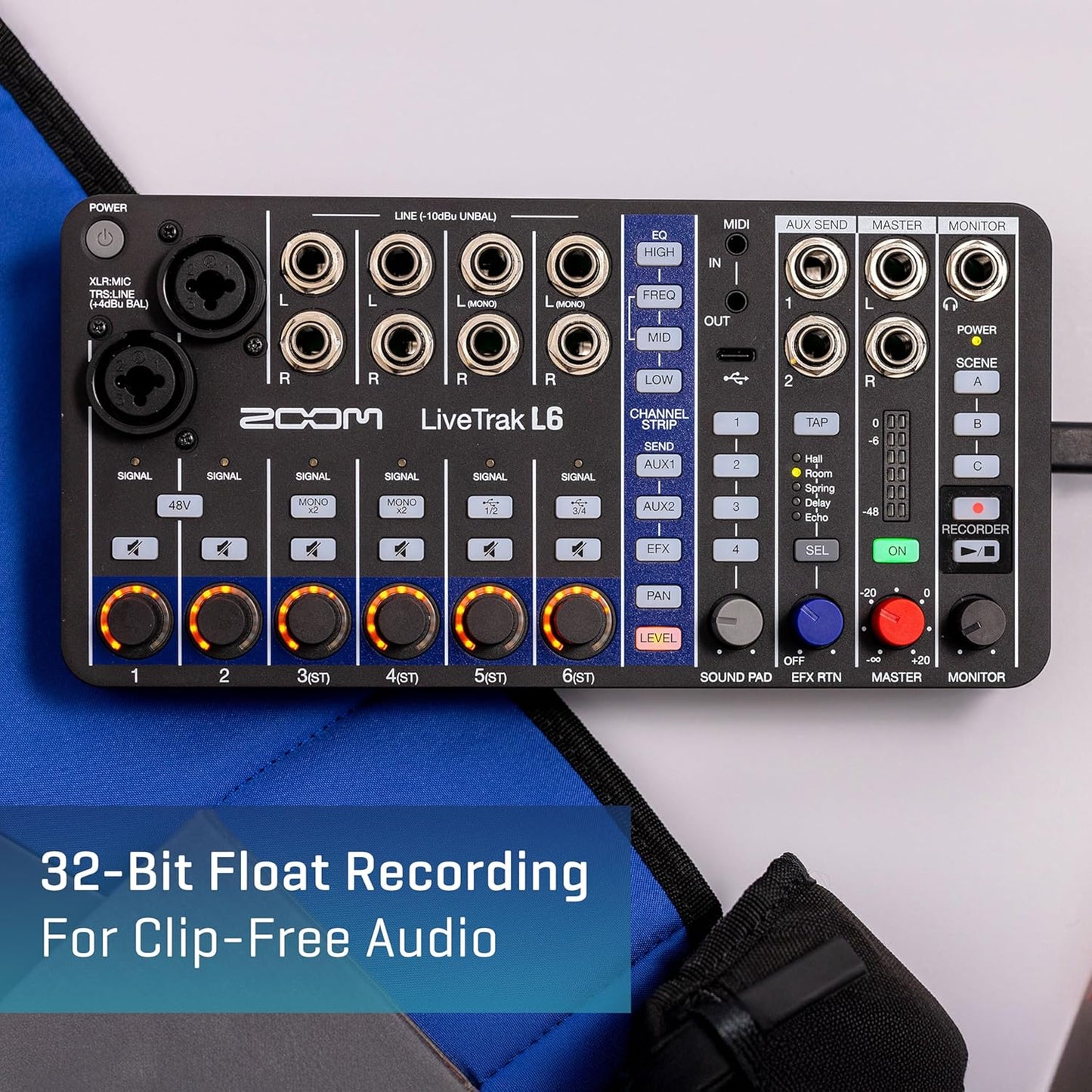 Zoom L6 LiveTrak 10-Channel Digital Mixer/Recorder
