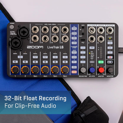 Zoom L6 LiveTrak 10-Channel Digital Mixer/Recorder