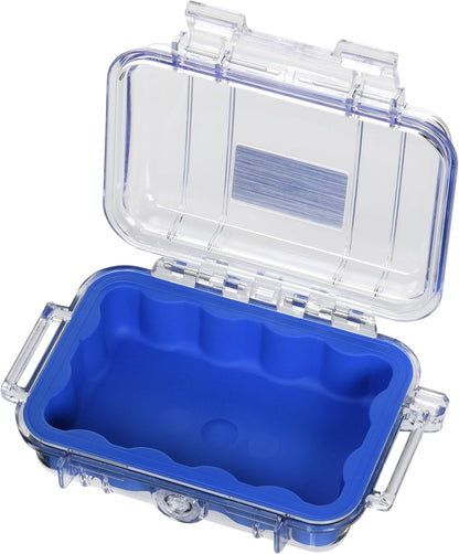 Pelican 1010-026-100 Micro Case - Blue/Clear - Waterproof