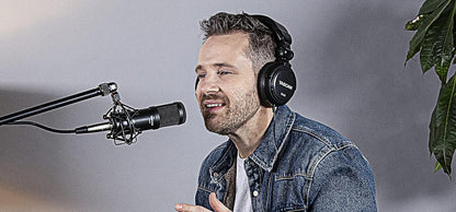 Tascam TM-70 Dynamic Broadcast Microphone Podcasting Streaming