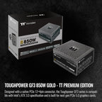 Thermaltake Toughpower GF3 850W PSU: ATX 3.0, PCIe 5.0