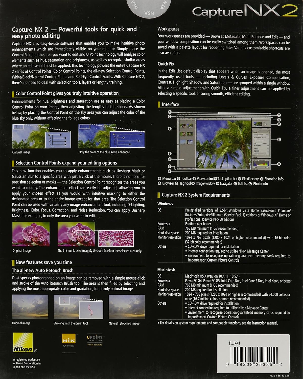 Nikon 25385 Capture NX 2 Photo Editing Software