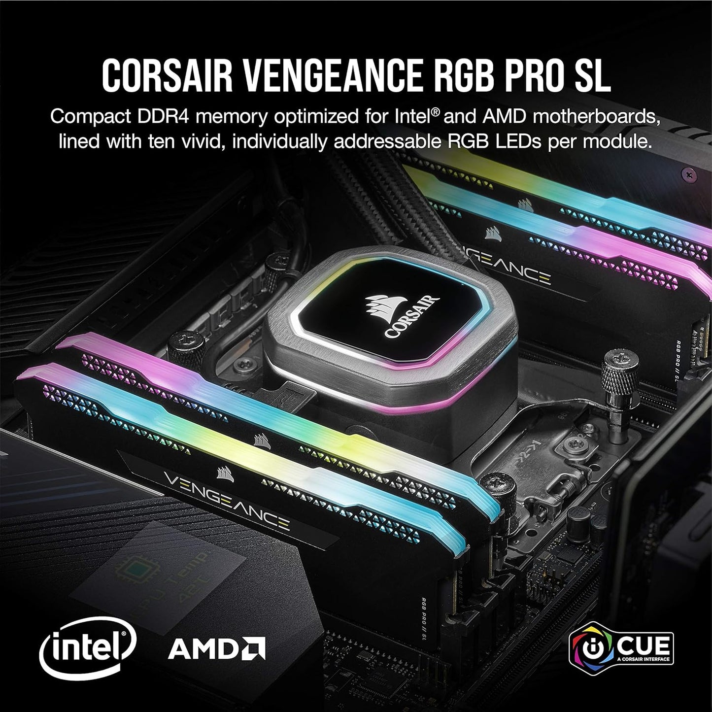 Corsair CMH32GX4M2D3600C18 Vengeance RGB Pro SL 32GB DDR4
