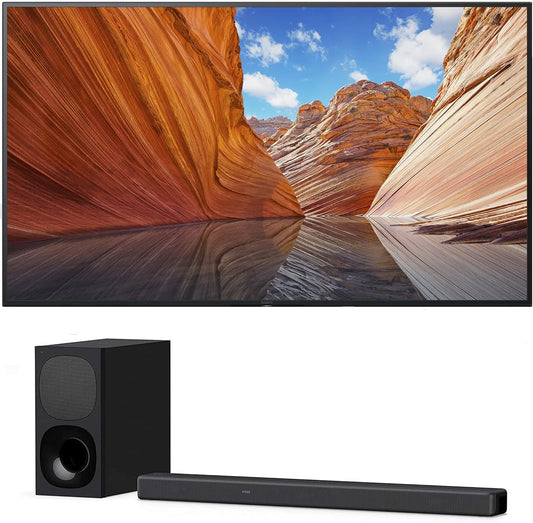 Sony KD55X80J 55" 4K Smart TV HT-G700 Soundbar Used