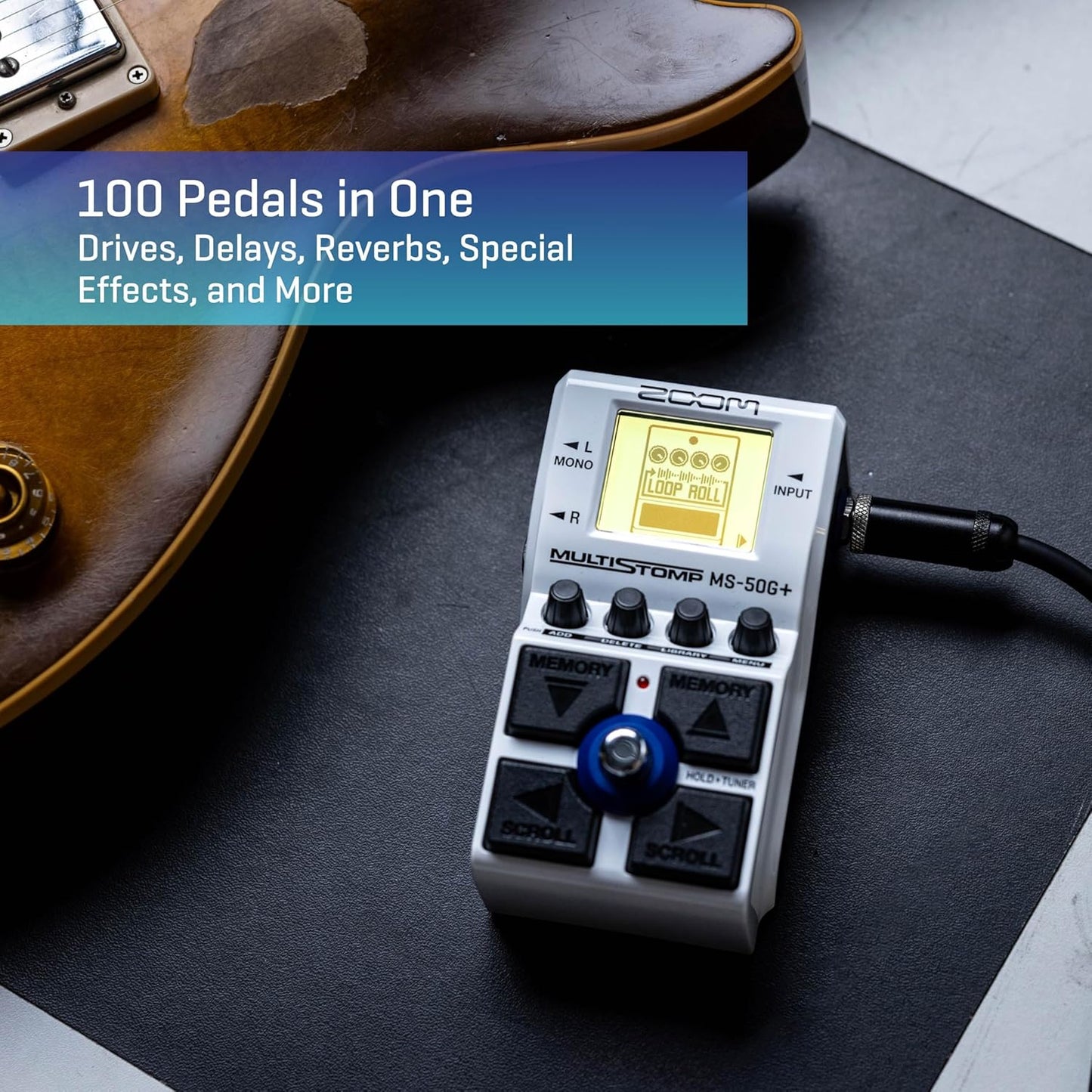 Zoom MS-50G+ MultiStomp Guitar Effects Pedal