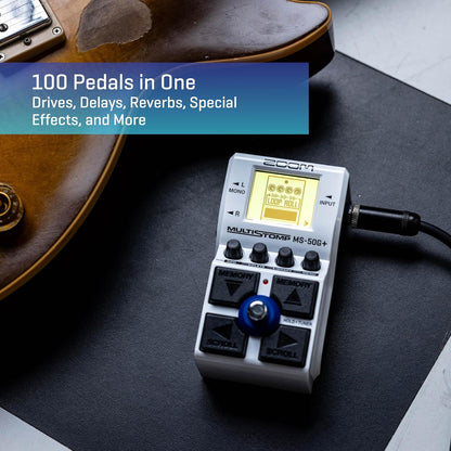 Zoom MS-50G+ MultiStomp Guitar Effects Pedal